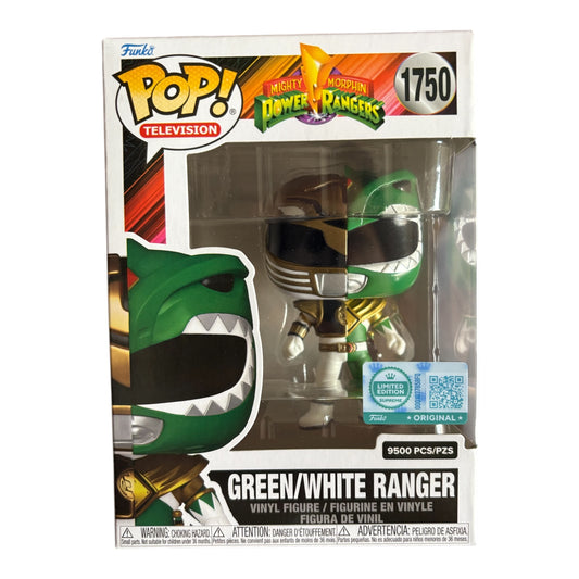 FUNKO POP! GREEN/WHITE RANGER #1750 (9500 PZS)