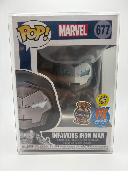 Funko Pop! - Infamous Iron Man Px Glow #677