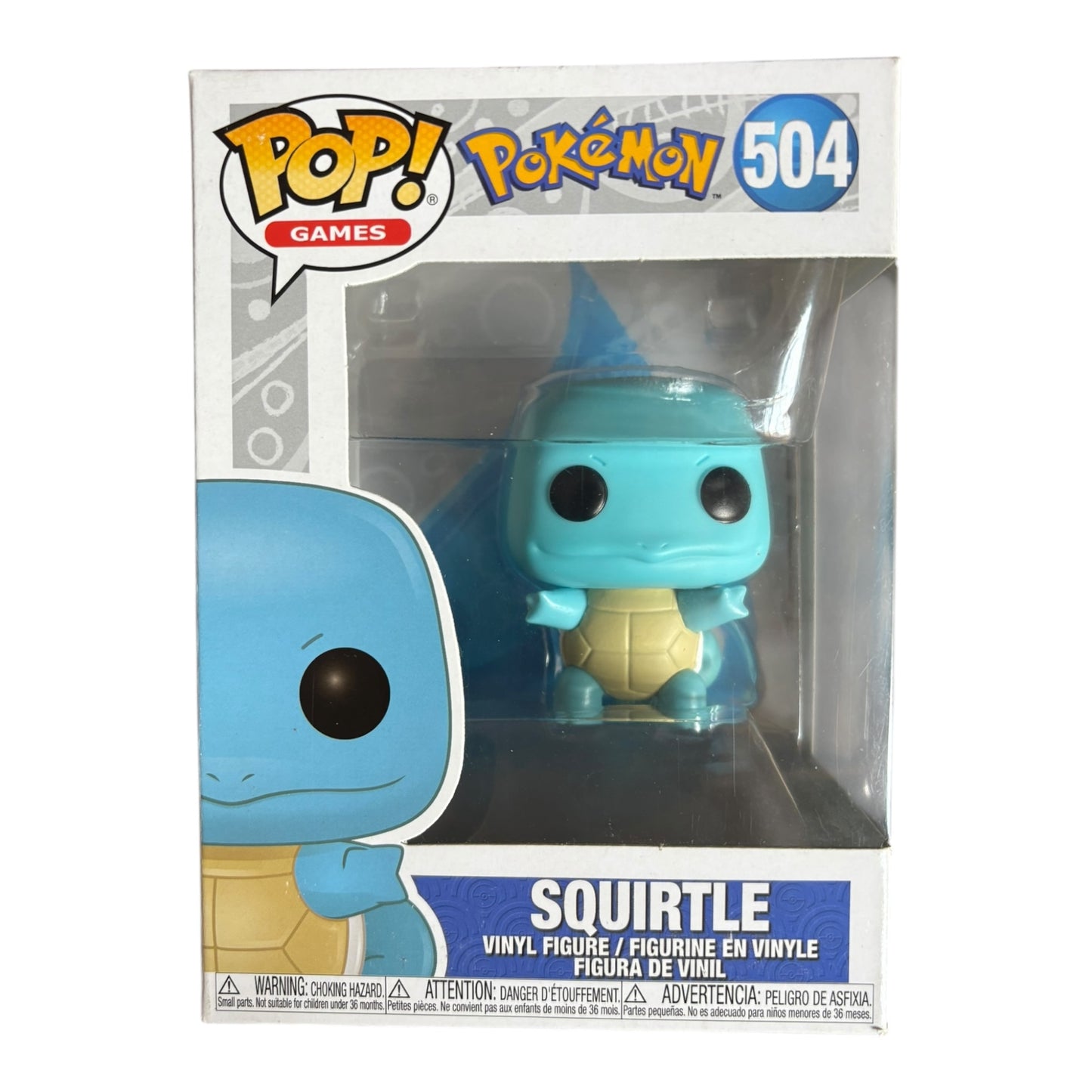 FUNKO POP! SQUIRTLE #504